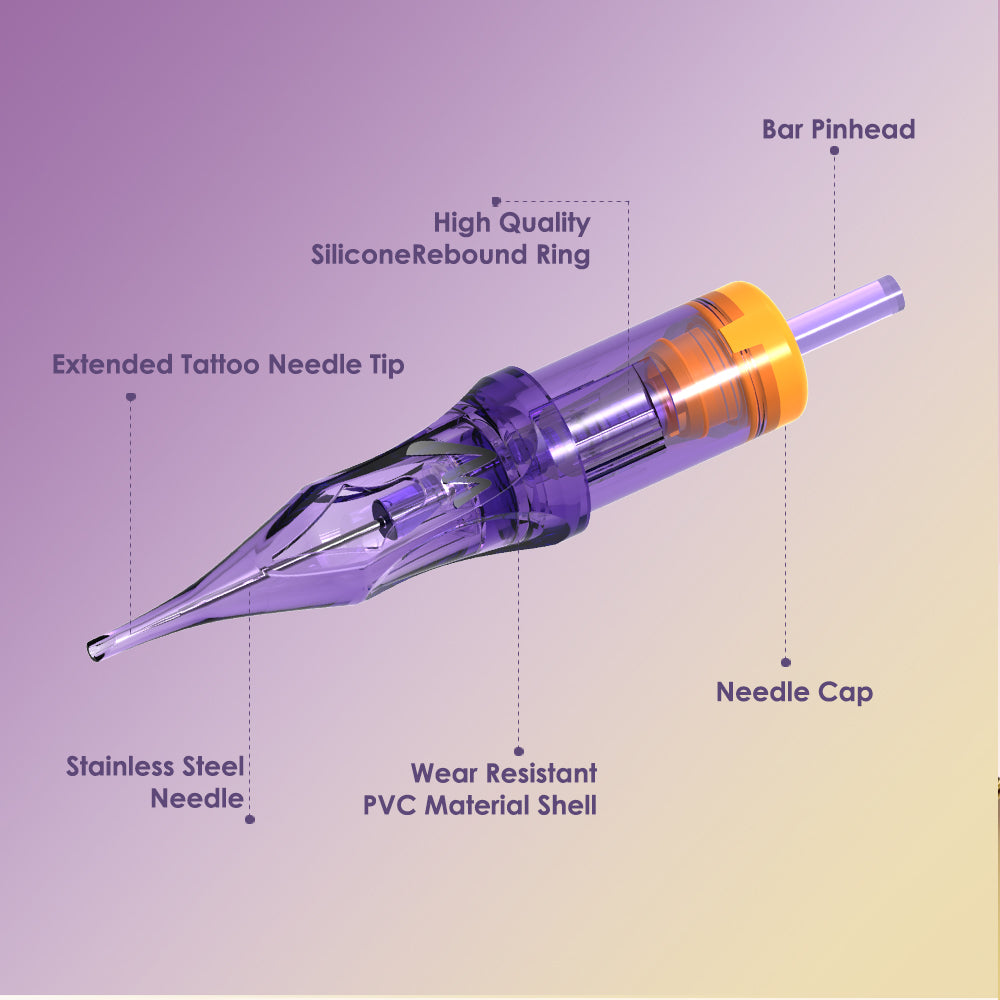 Tattoo needles made of high-grade stainless